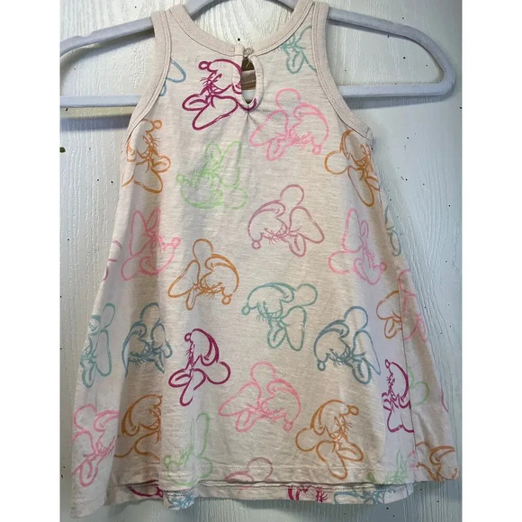 Baby Gap/Disney 3Toddler Multiple ColorsTrapeze Minnie Face  Dress - Picture 4 of 13